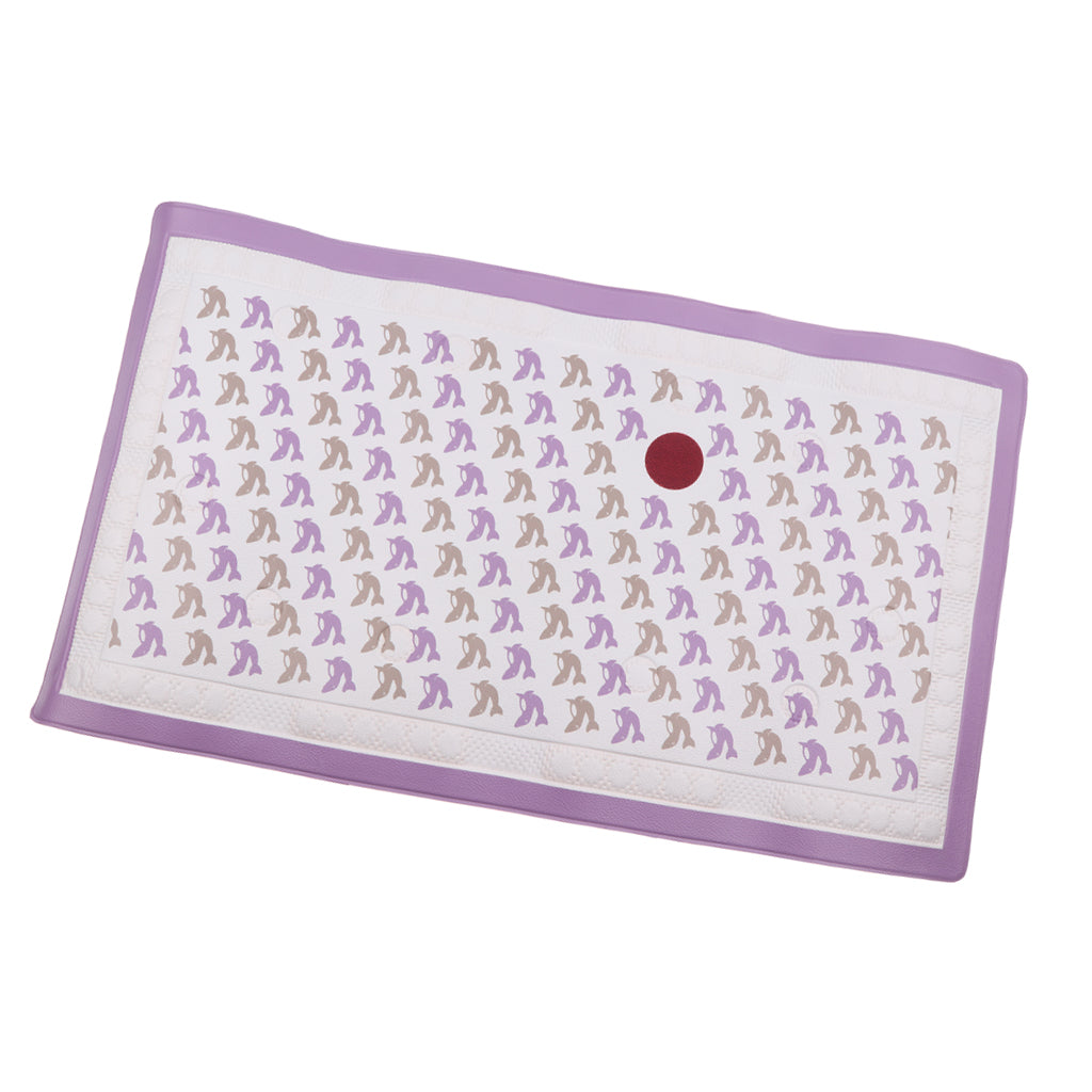 KIDS CHILDS SAFETY LONG STRONG SUCTION NON SLIP BATH SHOWER MAT Purple Whale