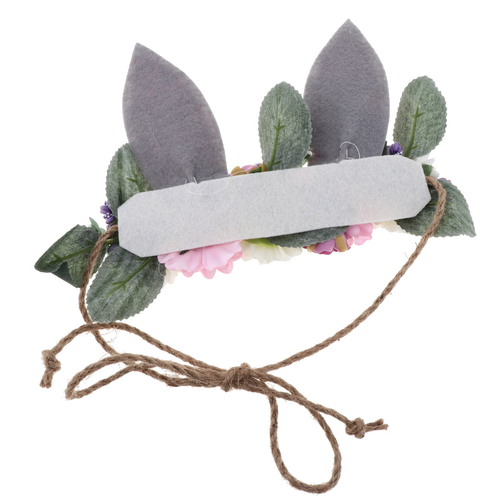 Children's Garlands Beach Holiday Rabbit Ear Hair Band for Baby Girl Style-2