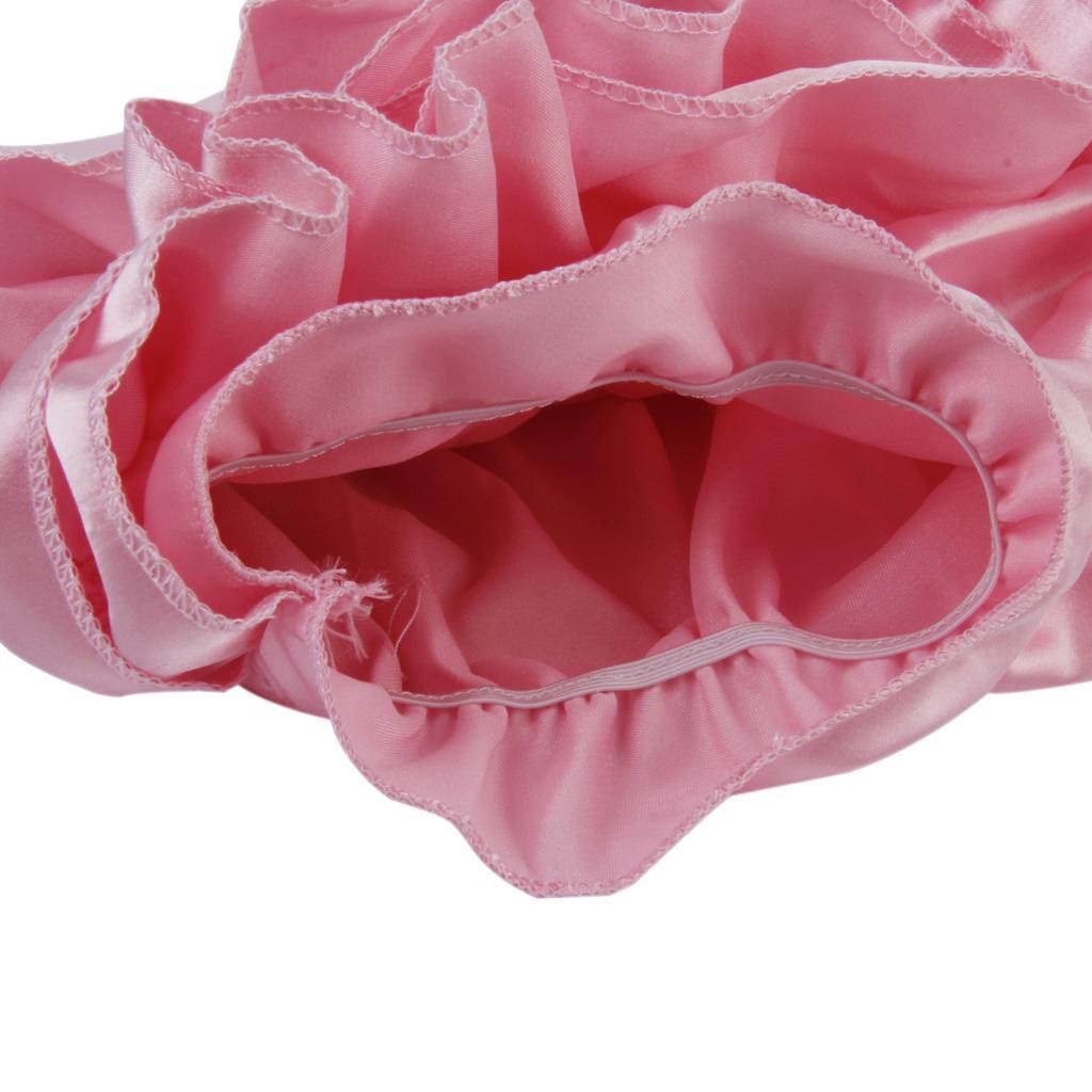 Baby Girls Soft Cotton Satin Diaper Cover Bloomers  3-6M Pink