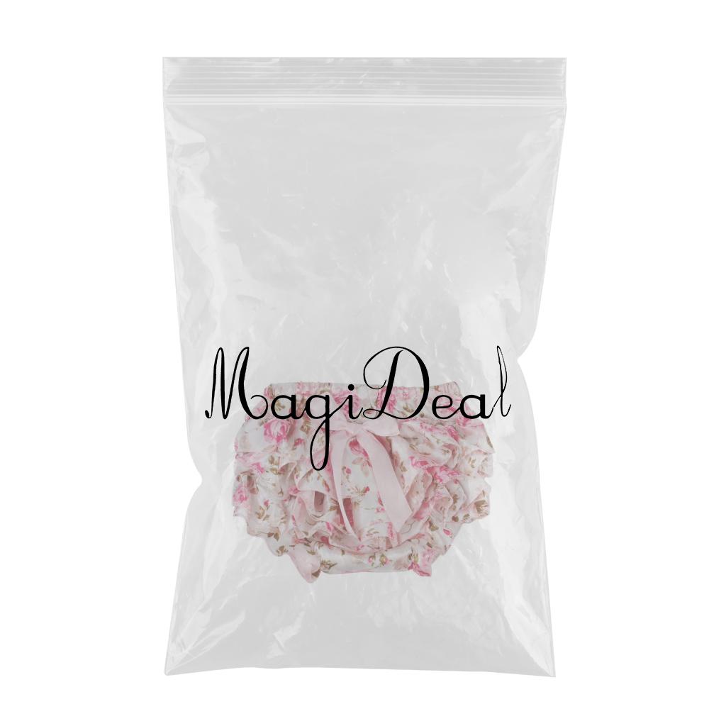 Baby Girls Soft Satin Diaper Cover Bloomers  6-12M  Rose