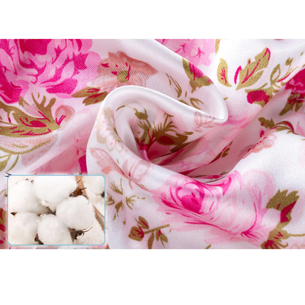 Baby Girls Soft Satin Diaper Cover Bloomers  6-12M  Rose