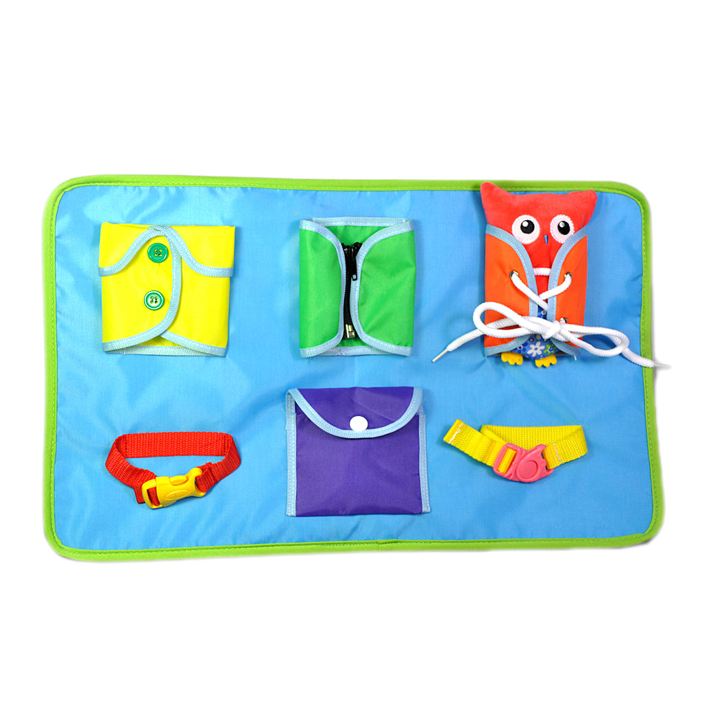 Baby Learn to Dress Boards Early Learning Basic Life Skills Toy