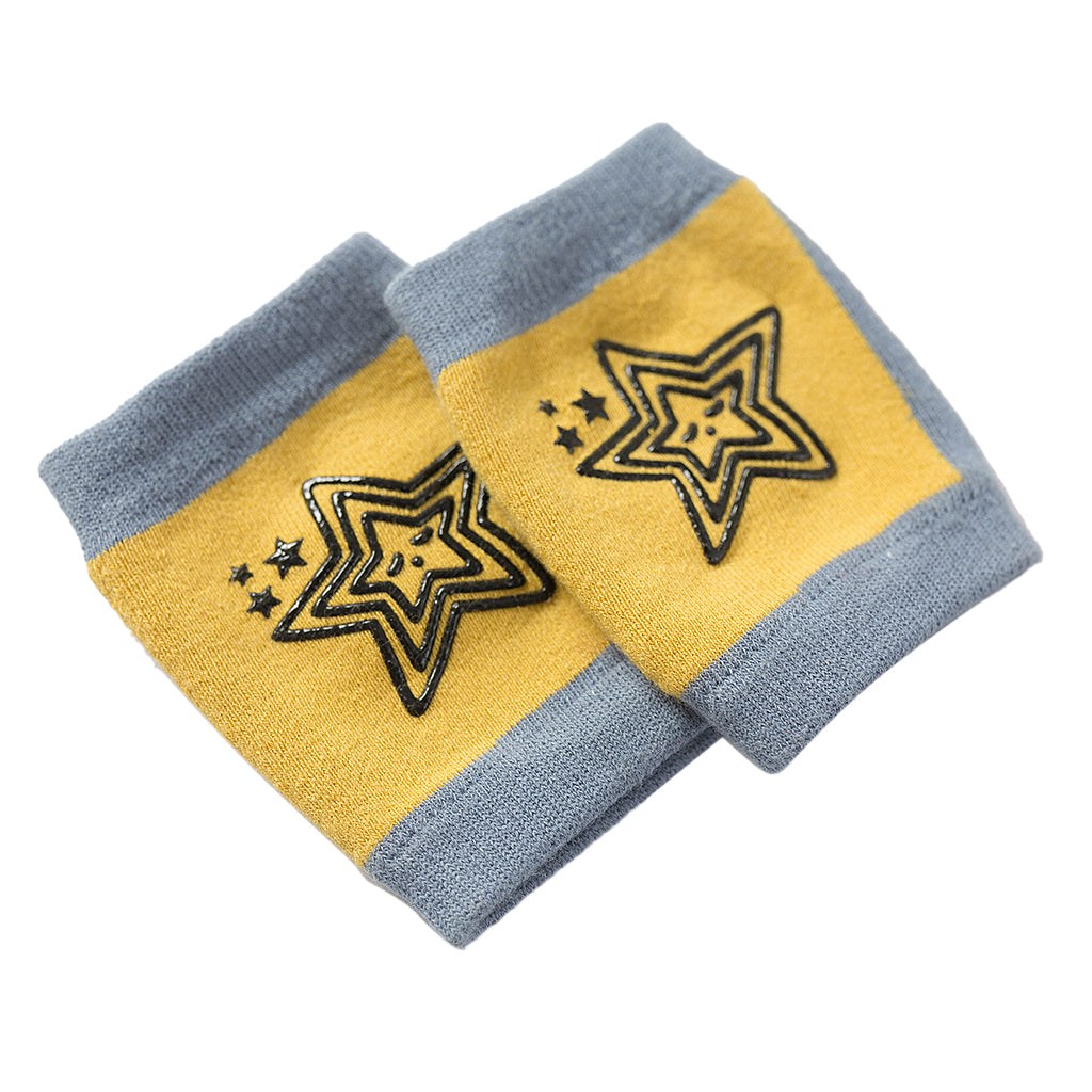 Breathable Cotton Baby Elbows Non-Slip Children's Knee Pads  Yellow