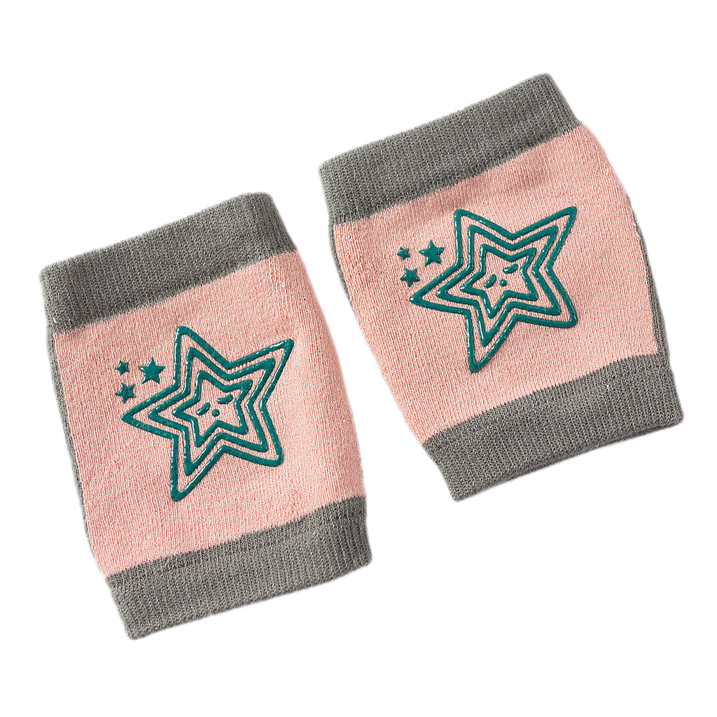 Breathable Cotton Baby Elbows Non-Slip Children's Knee Pads  Pink