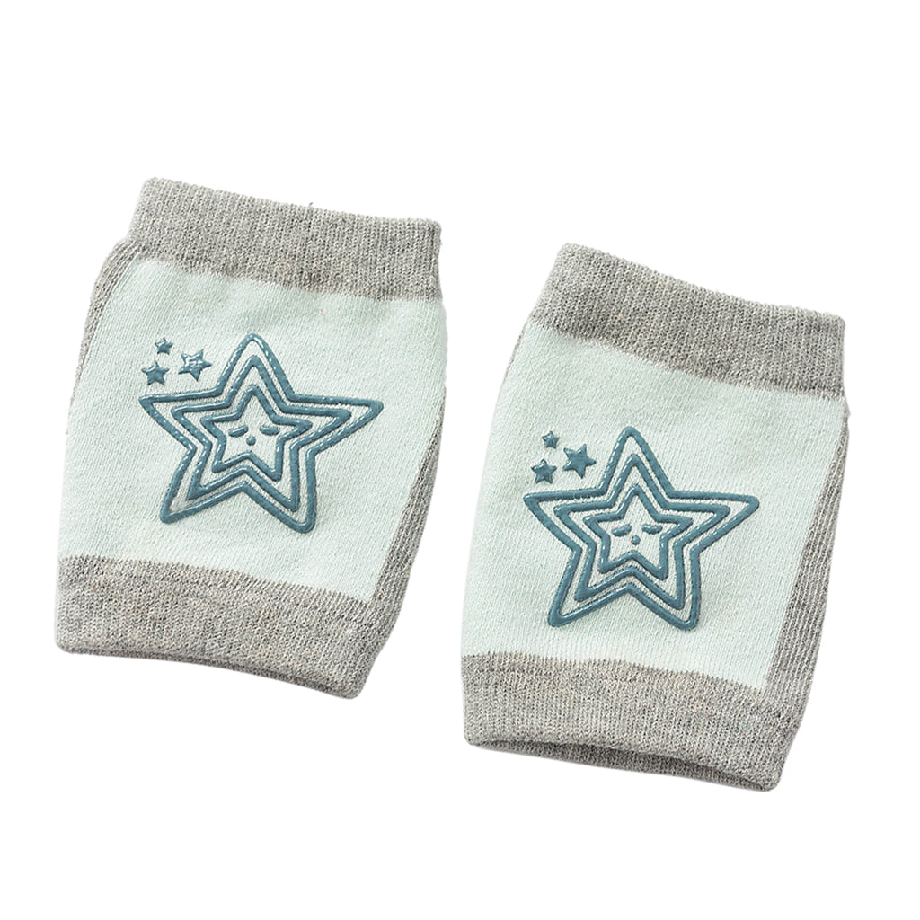Breathable Cotton Baby Elbows Non-Slip Children's Knee Pads  Light green