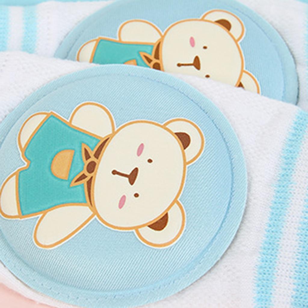 Kids Soft Anti-slip Elbow Cushion Crawling Knee Pad  Blue Bear