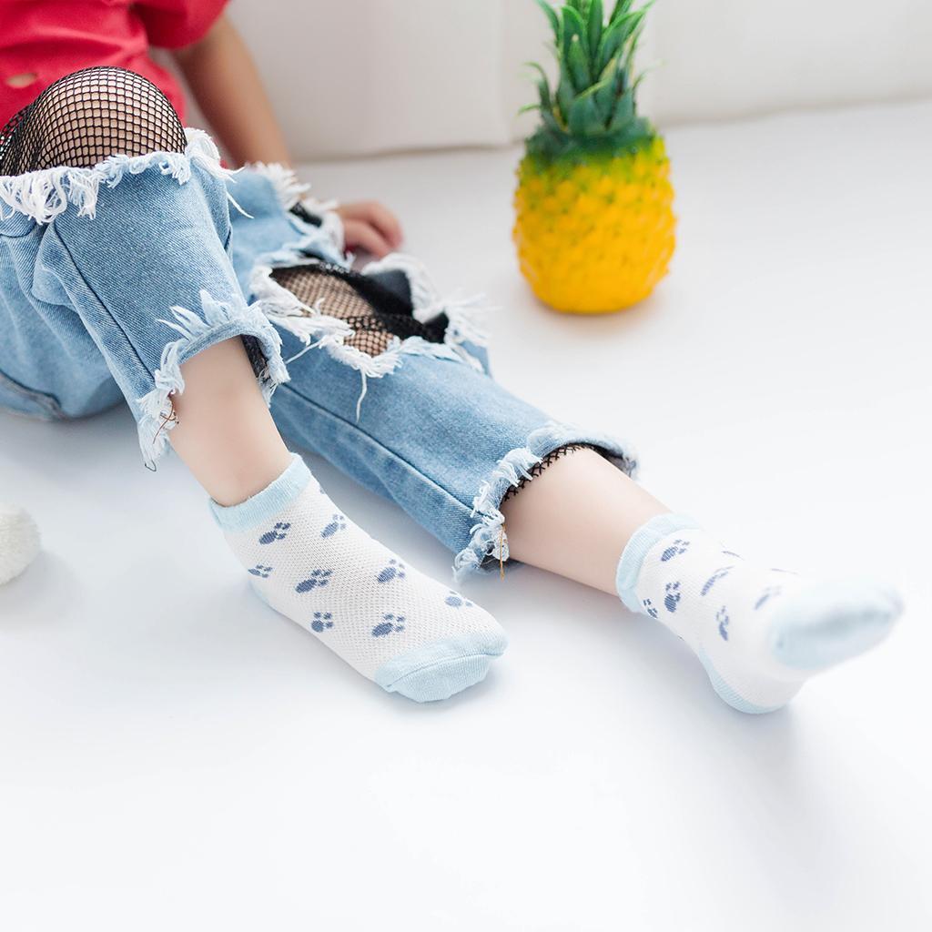 5 Pairs Baby Boy Girl Cartoon Cotton Socks Toddler Kids Soft Sock 3-5T Blue