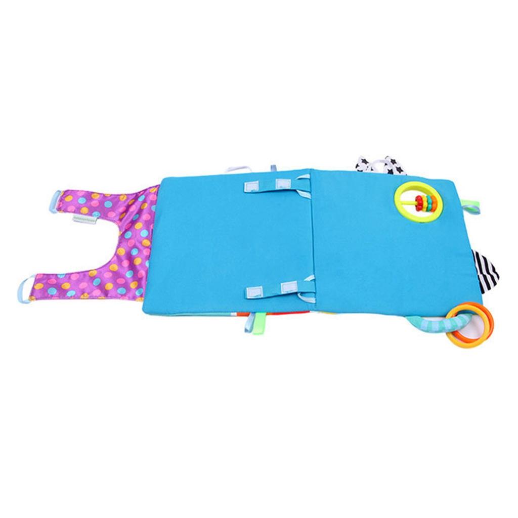 Infant Music Comfort Bed Hanging Around Bear Cloth Book Bed Bell