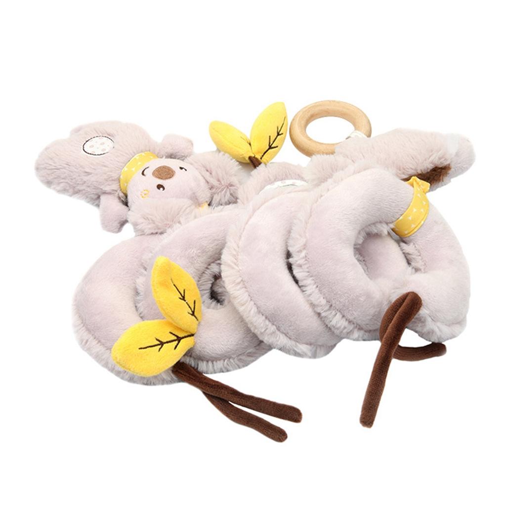 Baby Boys Girls Pram Handbell Stroller Hanging Plush Toy  Koala