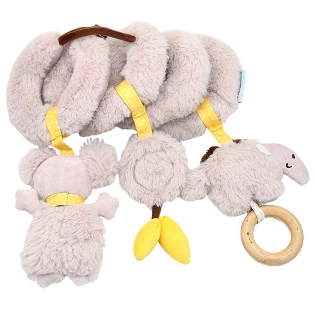 Baby Boys Girls Pram Handbell Stroller Hanging Plush Toy  Koala