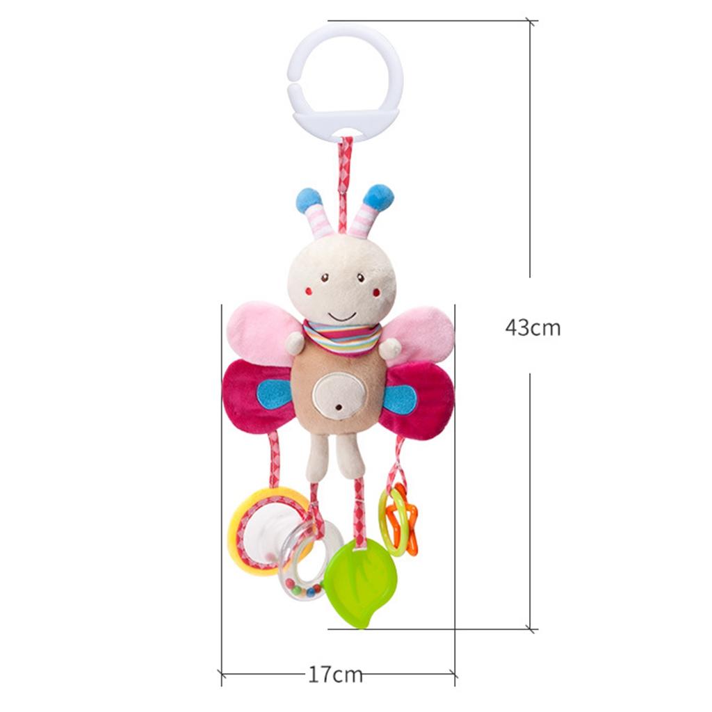 Cute Cartoon Animal Wind Chime Bed Trailer Hanging Toys Bee