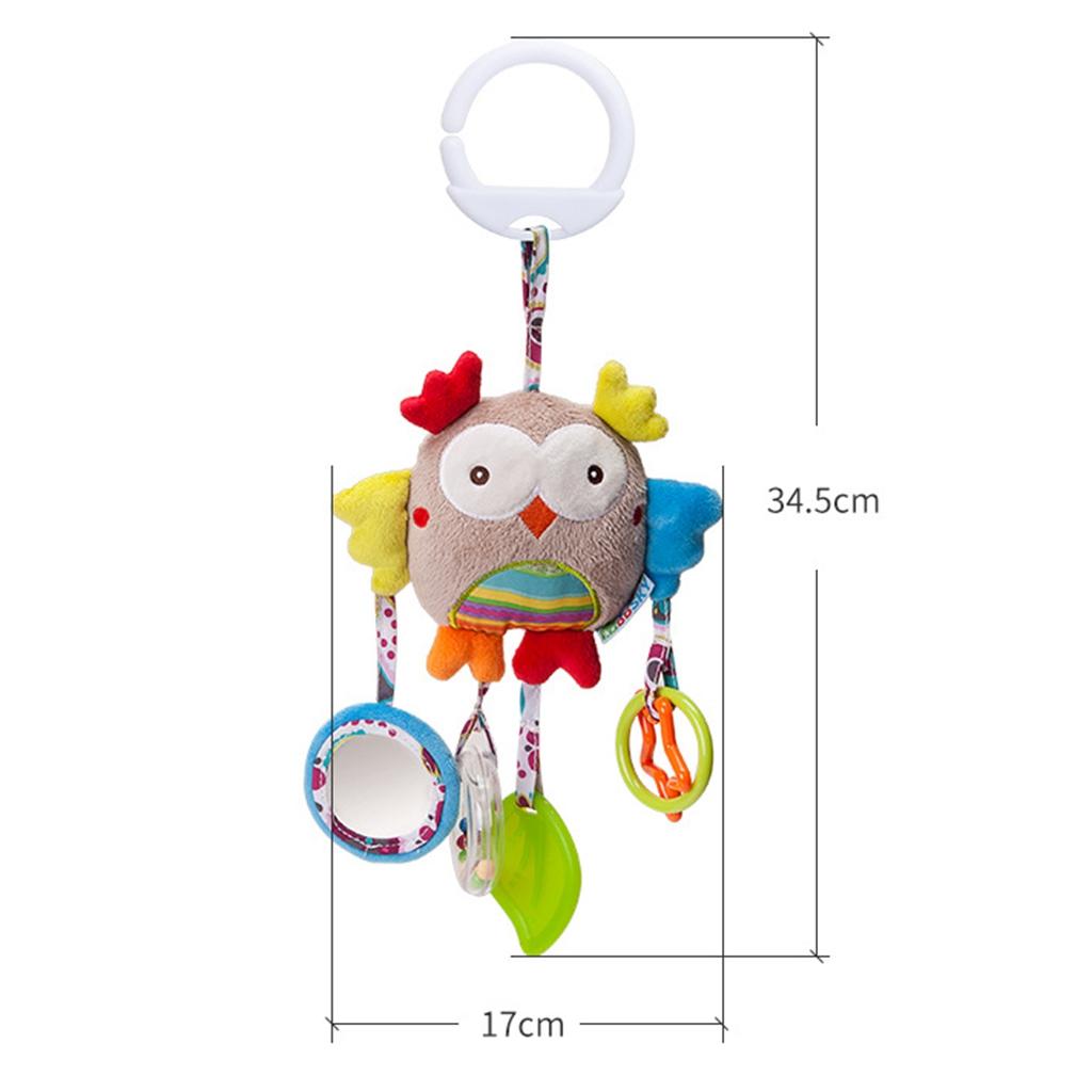 Cute Cartoon Animal Wind Chime Bed Trailer Hanging Toys Owl