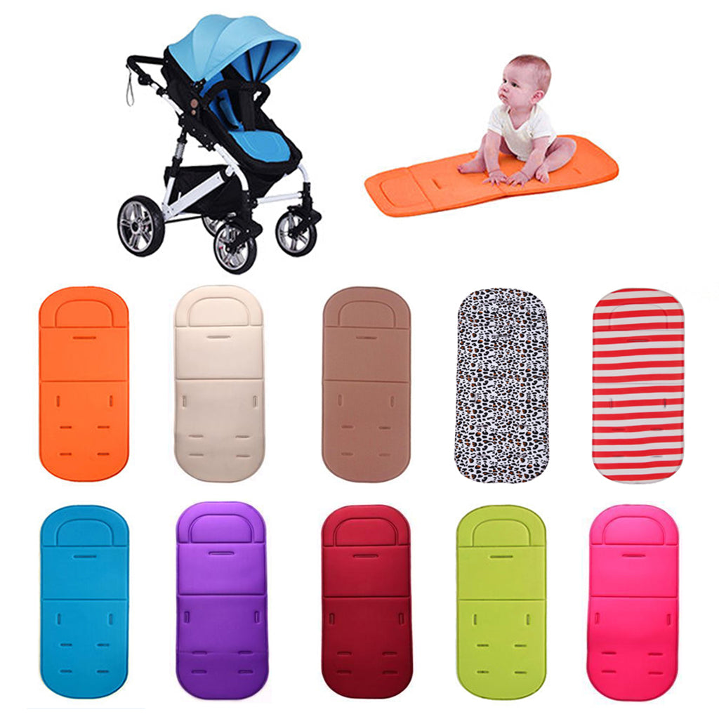 Universal Stroller Pram Pushchair Car Seat Liner Cushion Pad Mat for Kids Blue