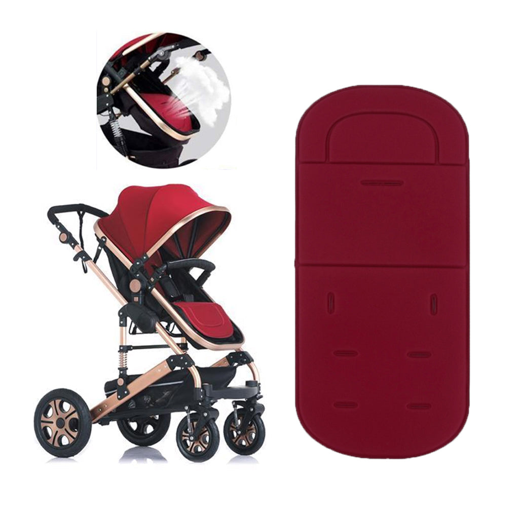 Universal Stroller Pram Pushchair Car Seat Liner Cushion Pad Mat for Kids Red