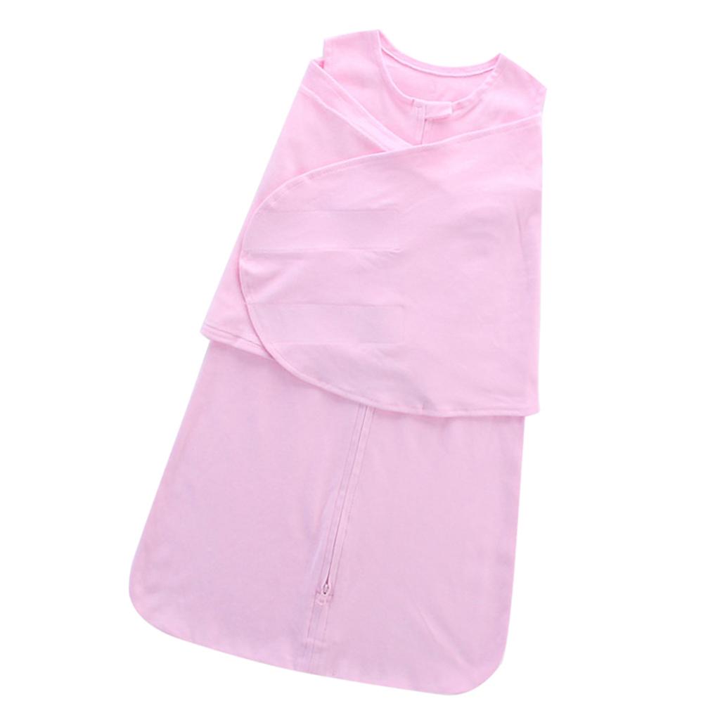 Newborn Swaddle Swaddling Baby Snuggle Wrap Blanket Bedding Soft Feel Pink