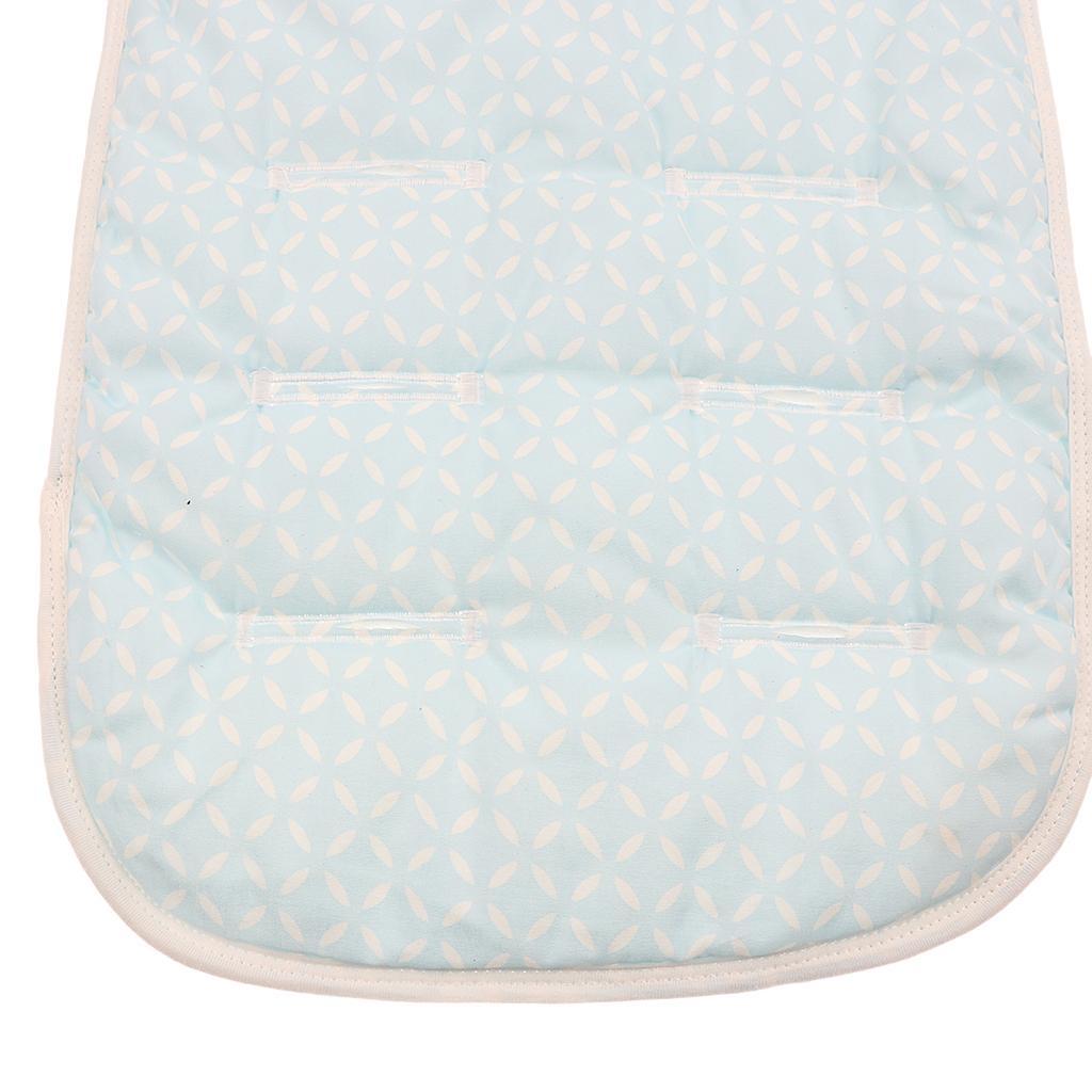 Stroller Car Seat Padding Baby Toddler Pram Liner Pad Cushion Blue