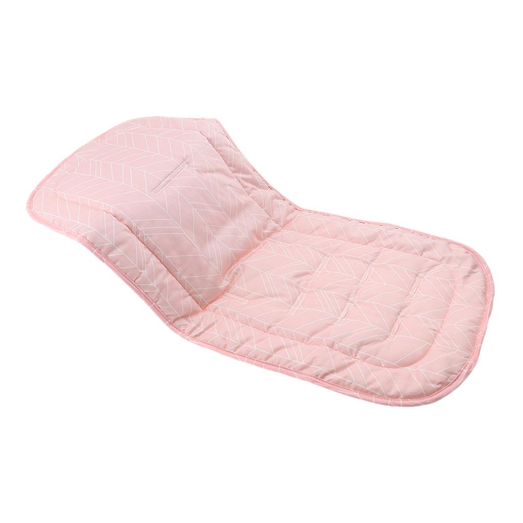 Stroller Car Seat Padding Baby Toddler Pram Liner Pad Cushion Pink