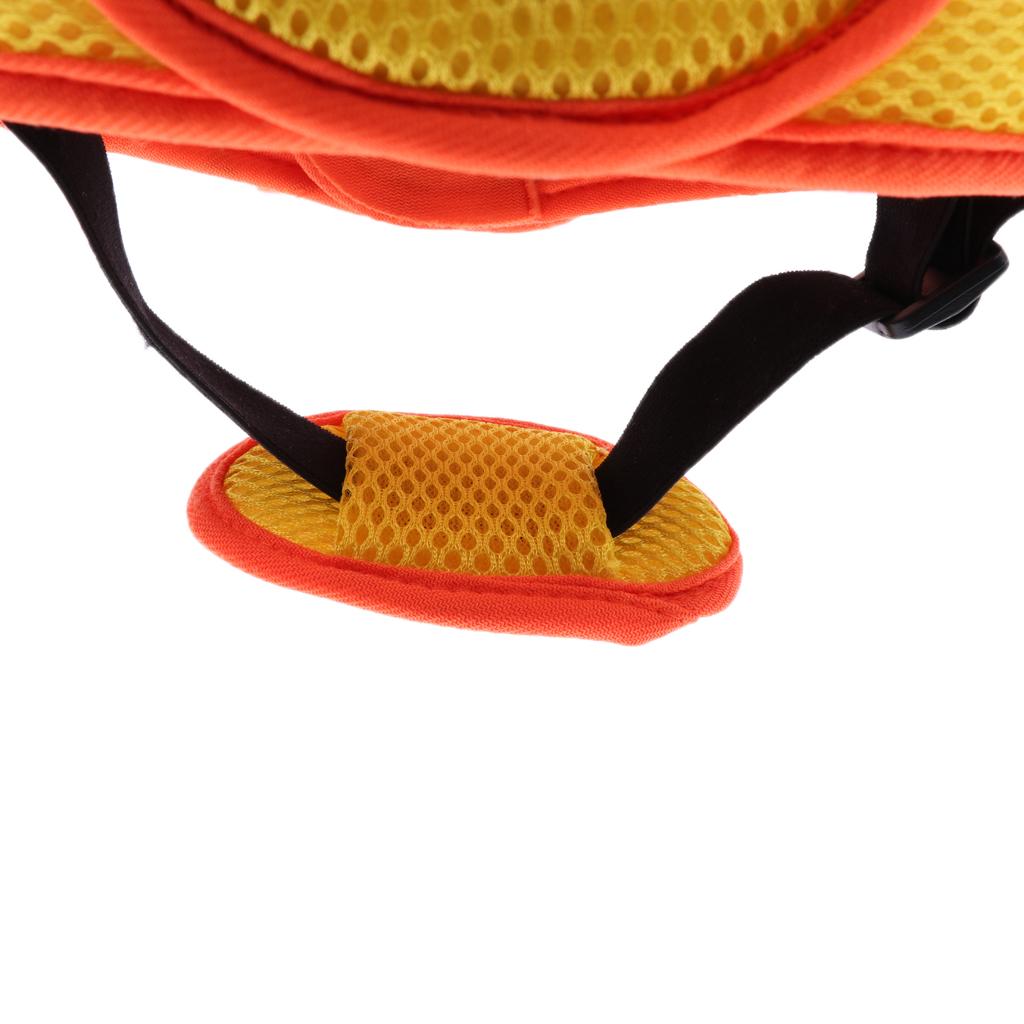 Baby Infant Toddlers Protection Cap Shatter-Resistant Head Cap Yellow cat