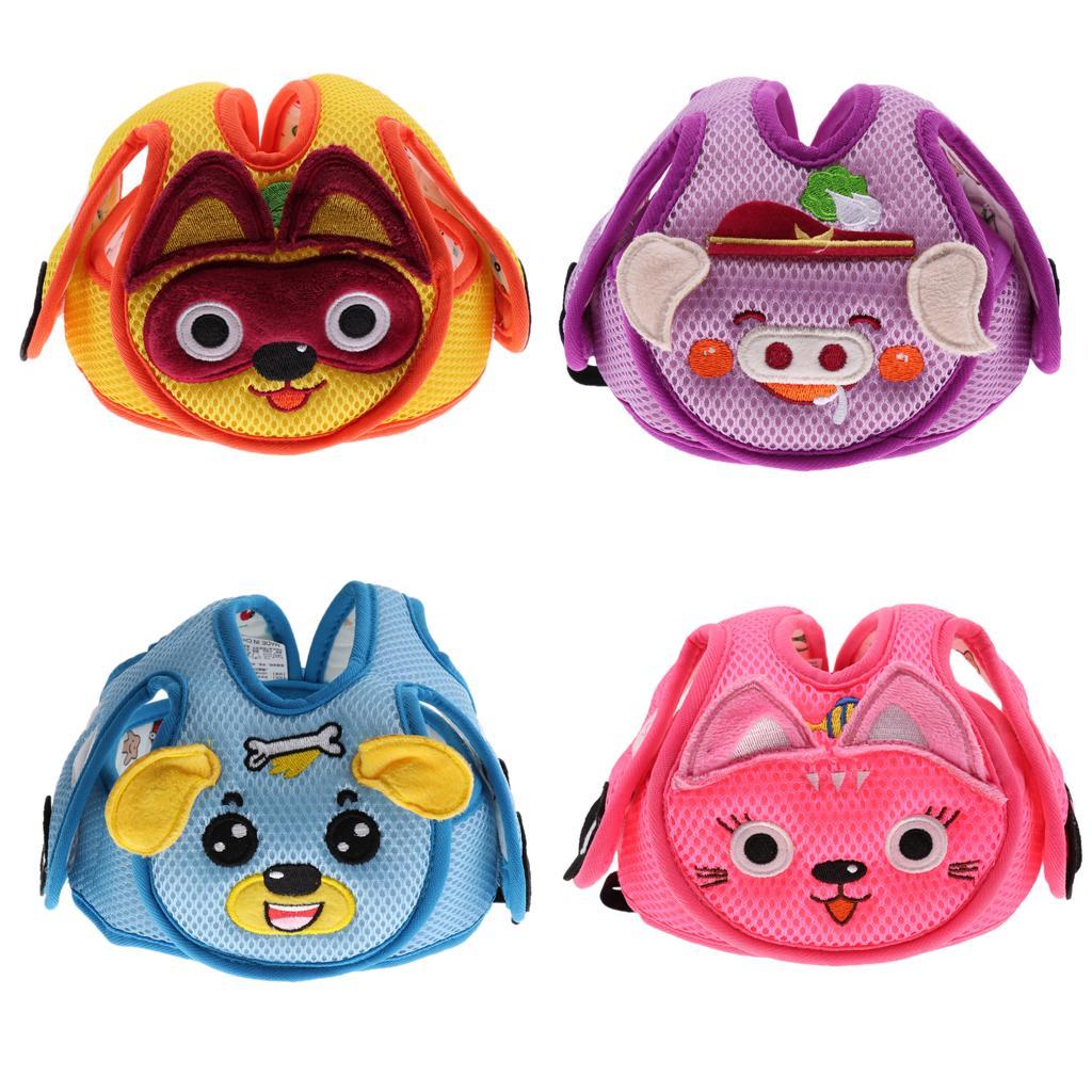 Baby Infant Toddlers Protection Cap Shatter-Resistant Head Cap Yellow cat