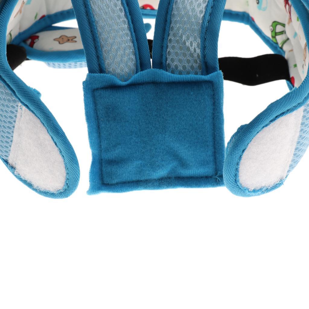 Baby Infant Toddlers Protection Cap Shatter-Resistant Head Cap Bue dog