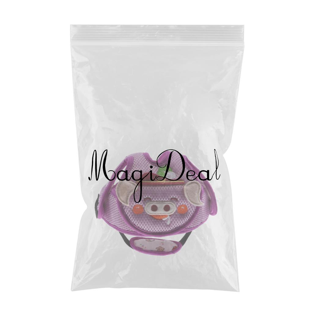 Baby Infant Toddlers Protection Cap Shatter-Resistant Head Cap Purple pig
