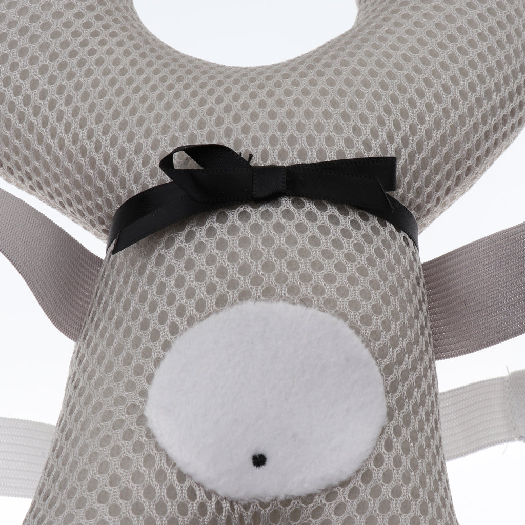 Baby Head Protector Safety Pad Cushion Kids Back Protection Grey Rabbit