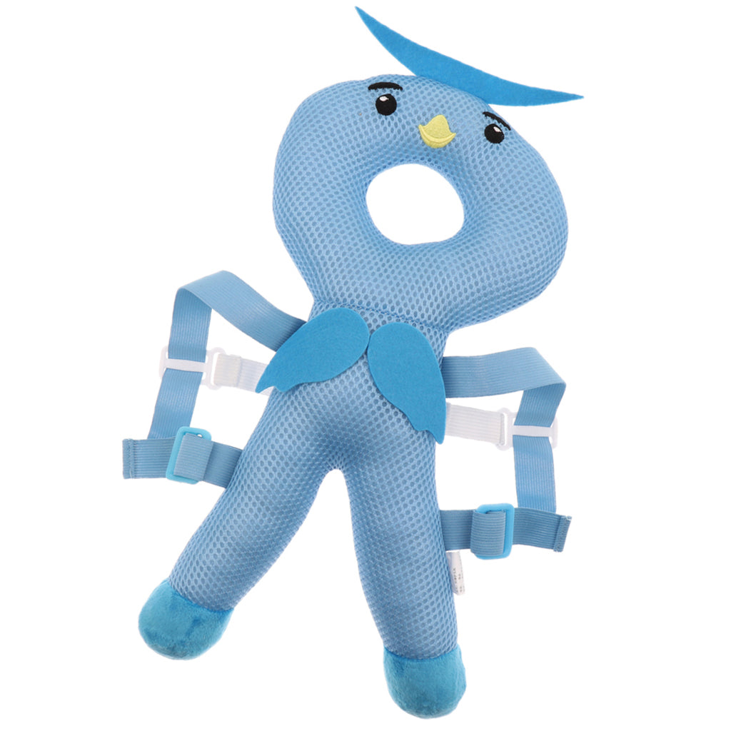 Baby Head Protector Safety Pad Cushion Kids Back Protection Blue Owl