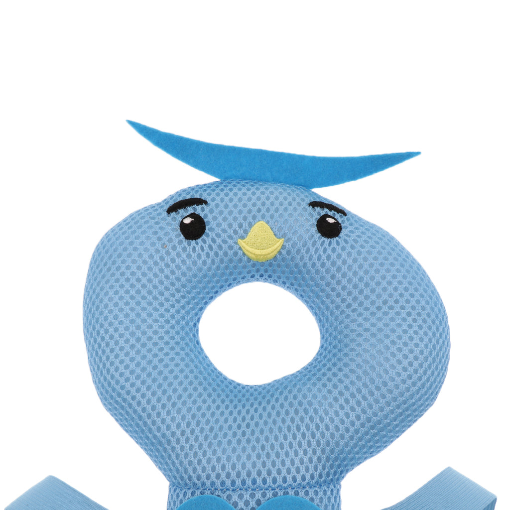 Baby Head Protector Safety Pad Cushion Kids Back Protection Blue Owl