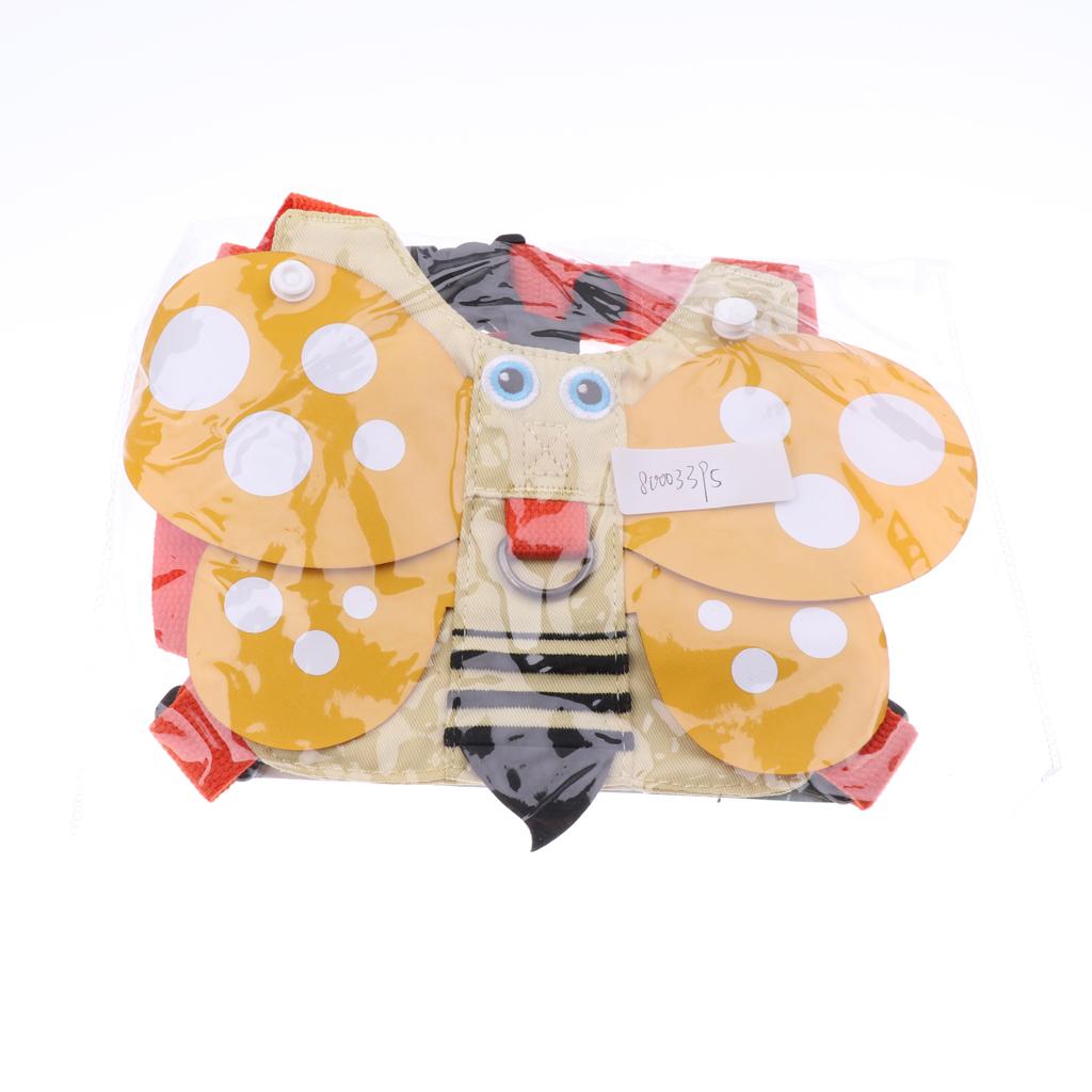 Baby Anti-lost Walking Safety Harness Reins Strap with Leash Yellow Bee