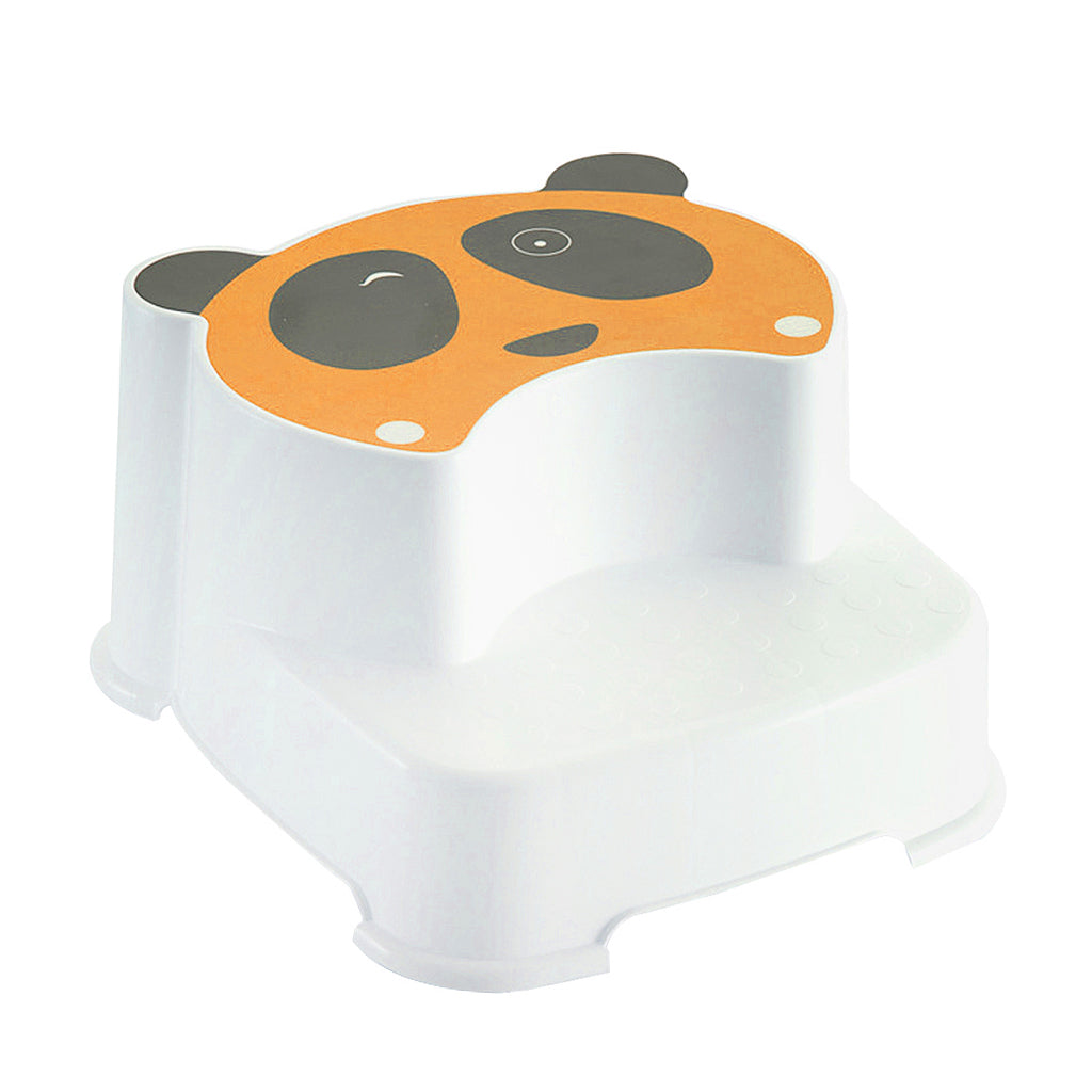 Baby Double Step Stool for Kids Anti-Slip Childs Foot Stool Yellow