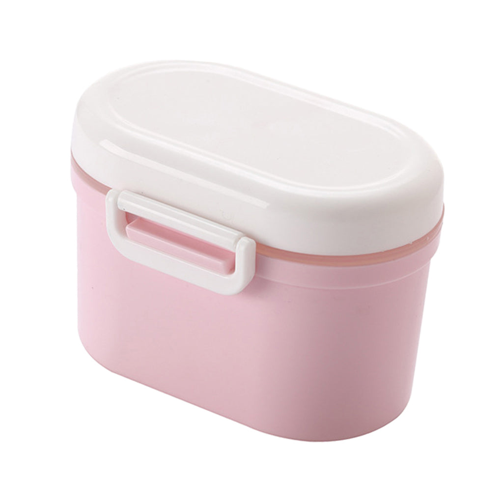 Baby Milk Powder Container Formula Food Storage Dispenser Sealed Pink Small