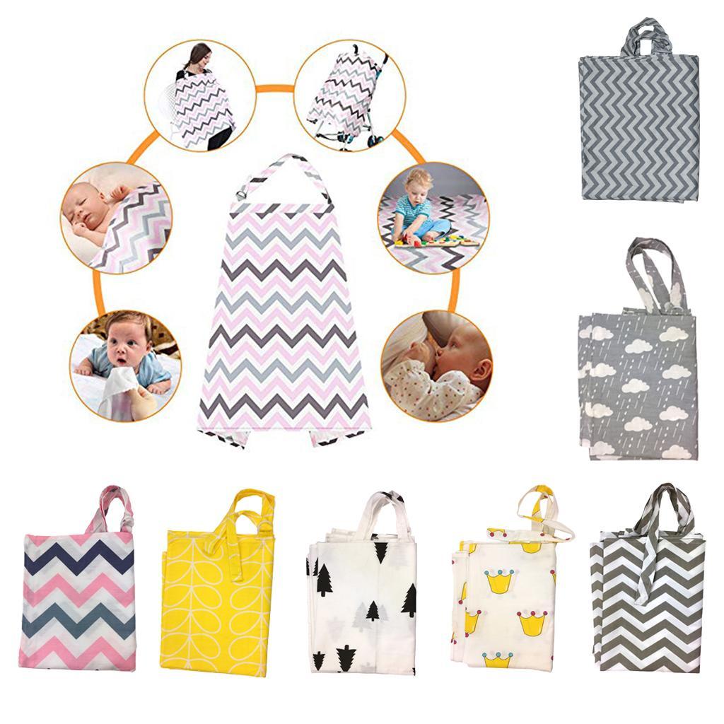 Premium Cotton Nursing Cover For Breastfeeding Infants Multi