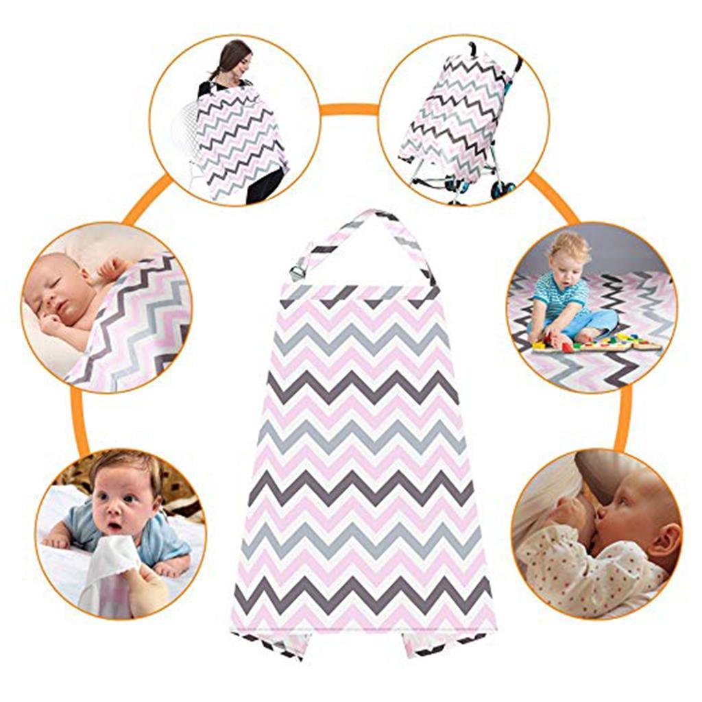 Premium Cotton Nursing Cover For Breastfeeding Infants Multi