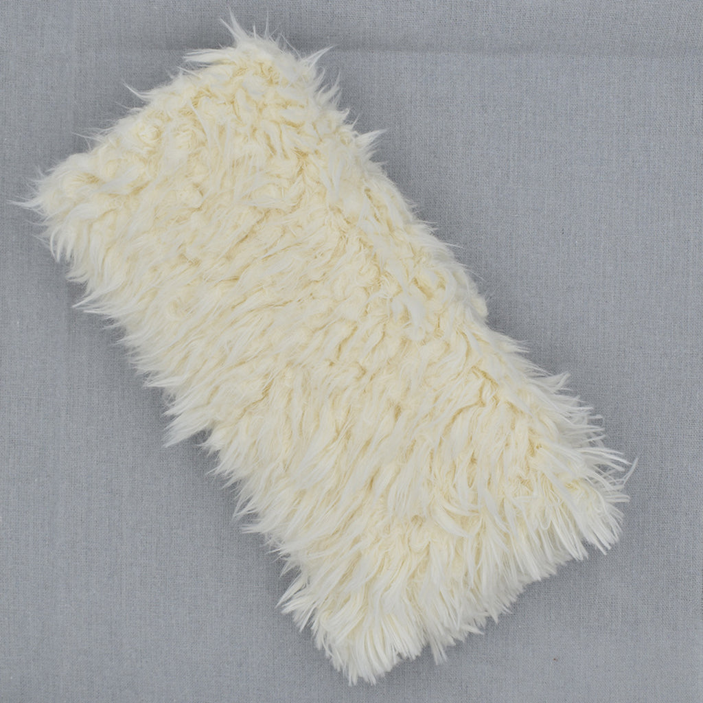 DIY Baby Photo Props Newborn Photography Soft Fur Quilt Mat Blanket Rug Beige