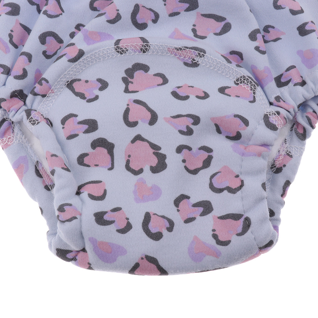Baby Infant Kids Four-Layer Gauze Diaper Learning Pants Purple heart Size 80