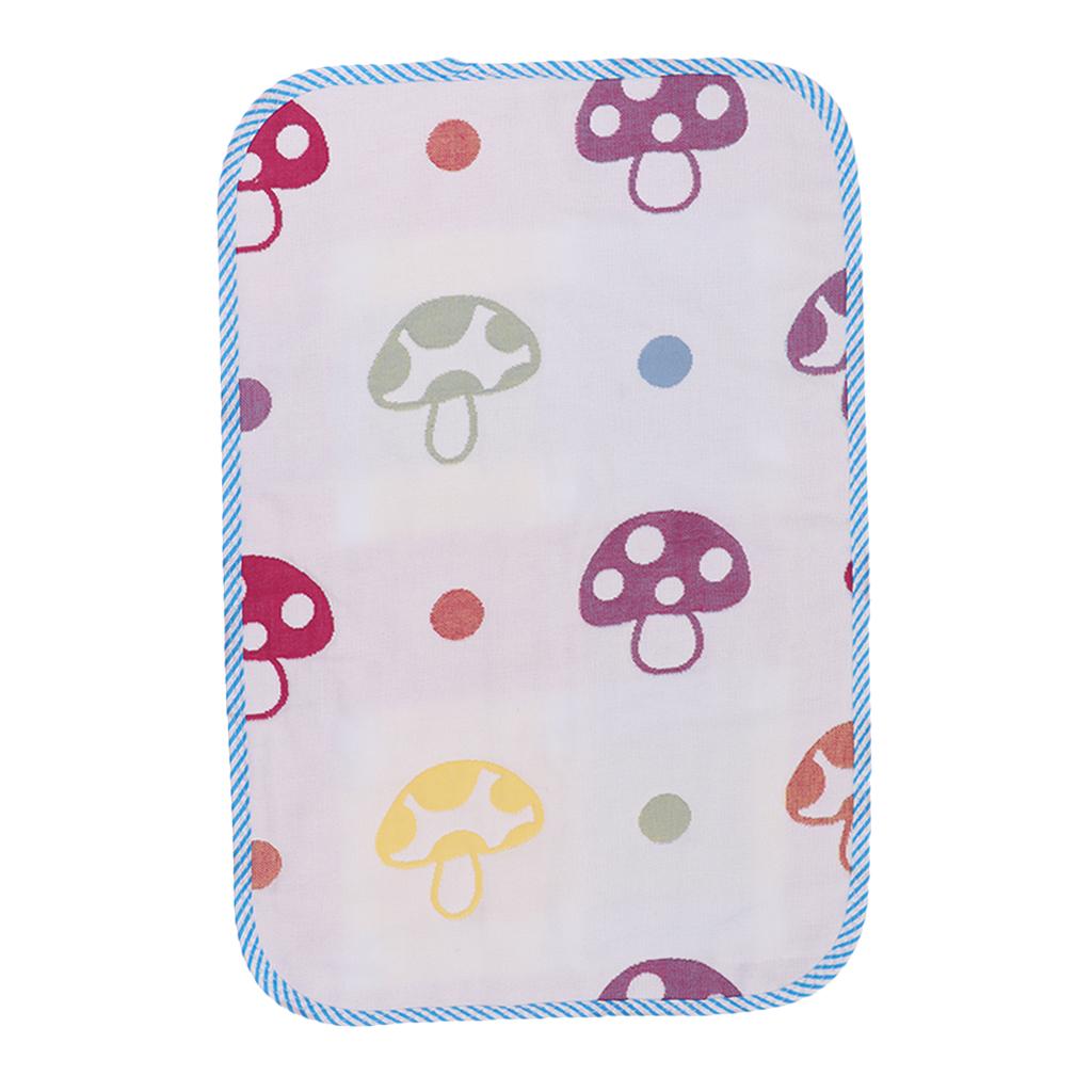 Baby Waterproof Cotton Urine Mat Nappy Bed Changing Diaper Pad 30x45cm Mushroom