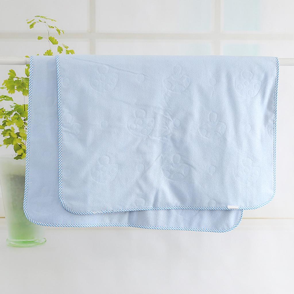 Baby Waterproof Cotton Urine Mat Nappy Bed Changing Diaper Pad 30x45cm Mushroom