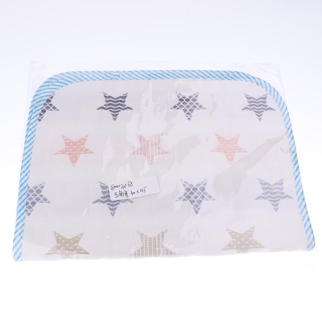 Baby Waterproof Cotton Urine Mat Nappy Bed Changing Diaper Pad 30x45cm Star