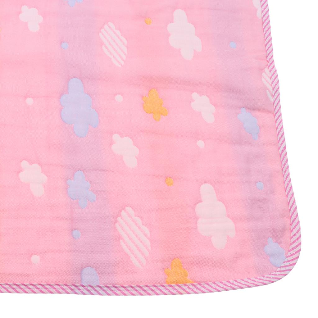 Baby Six-Layer Gauze Padding Mattress Changing Diaper Pad  Pink cloud  70x100cm
