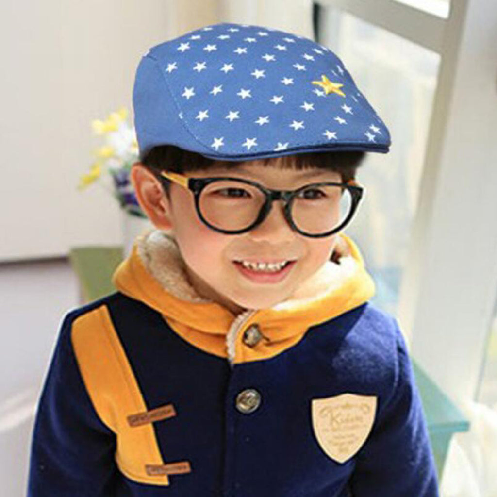 Toddler  Kids Baby Boys Girls Baseball Casquette Beret Cap Hat Blue