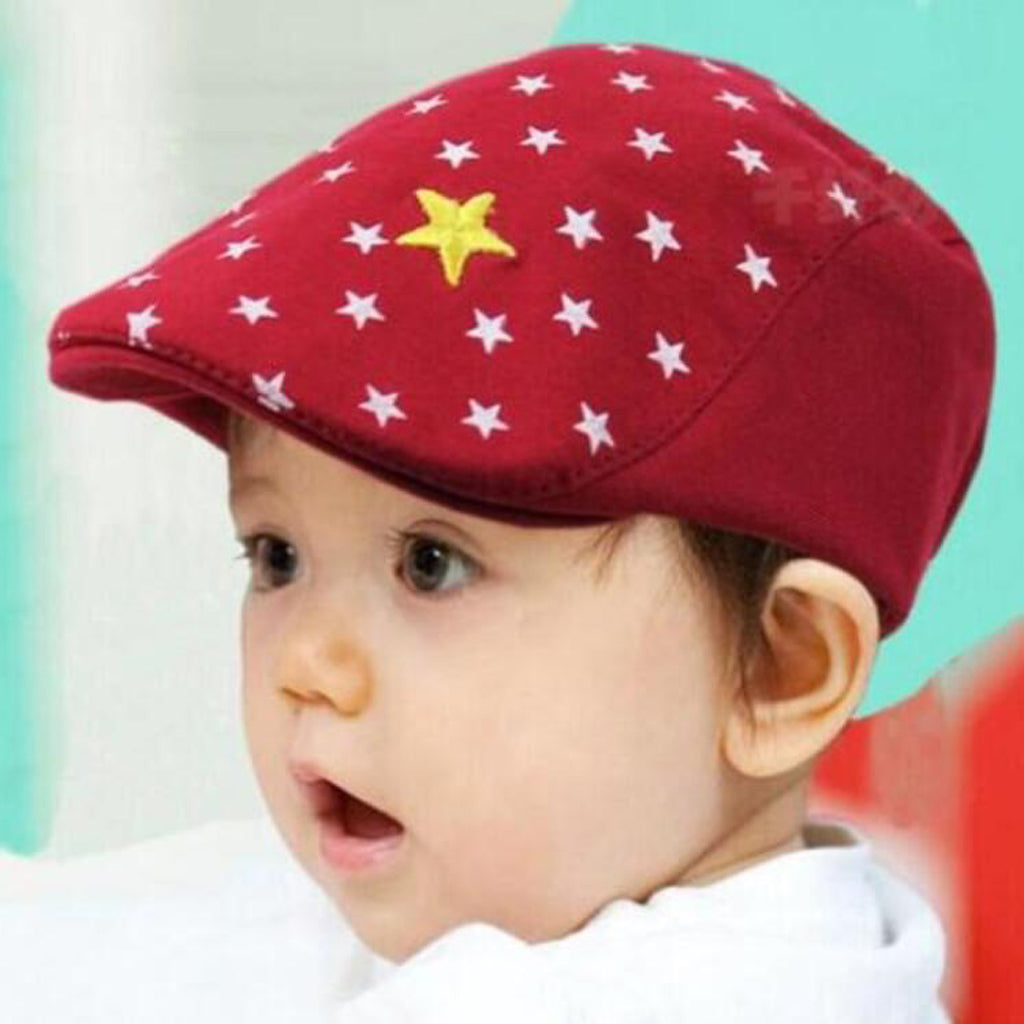 Toddler  Kids Baby Boys Girls Baseball Casquette Beret Cap Hat Red