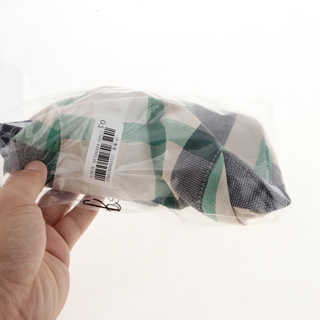 Children's Beret Retro Plaid Hat for Baby Children's Cap Green plaid
