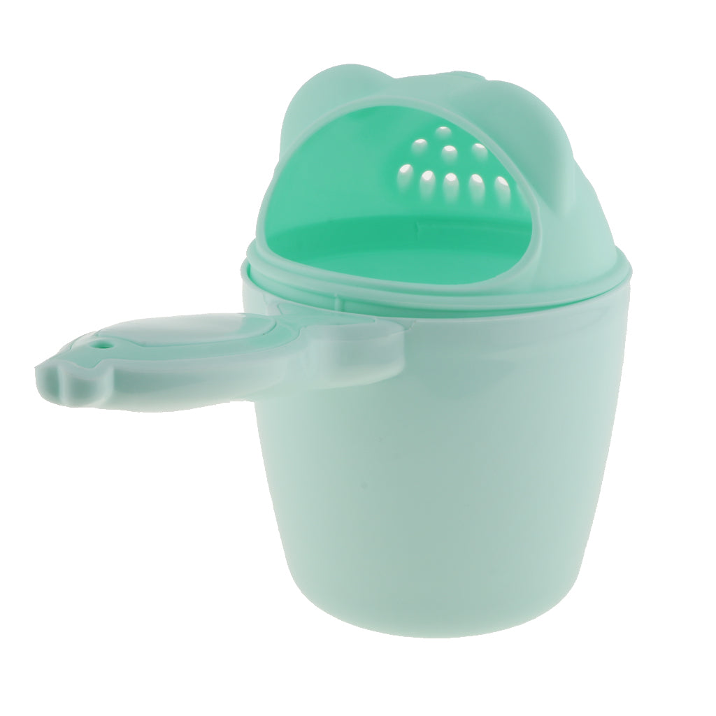 Kids Baby Wash Hair Bath Shower Shampoo Rinser Green