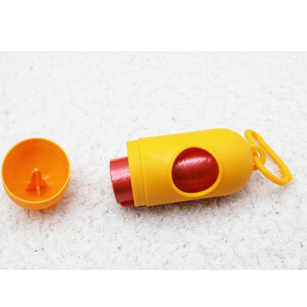 Portable Baby Diaper Nappy Discarded Bag Box Dispenser Holder Orange