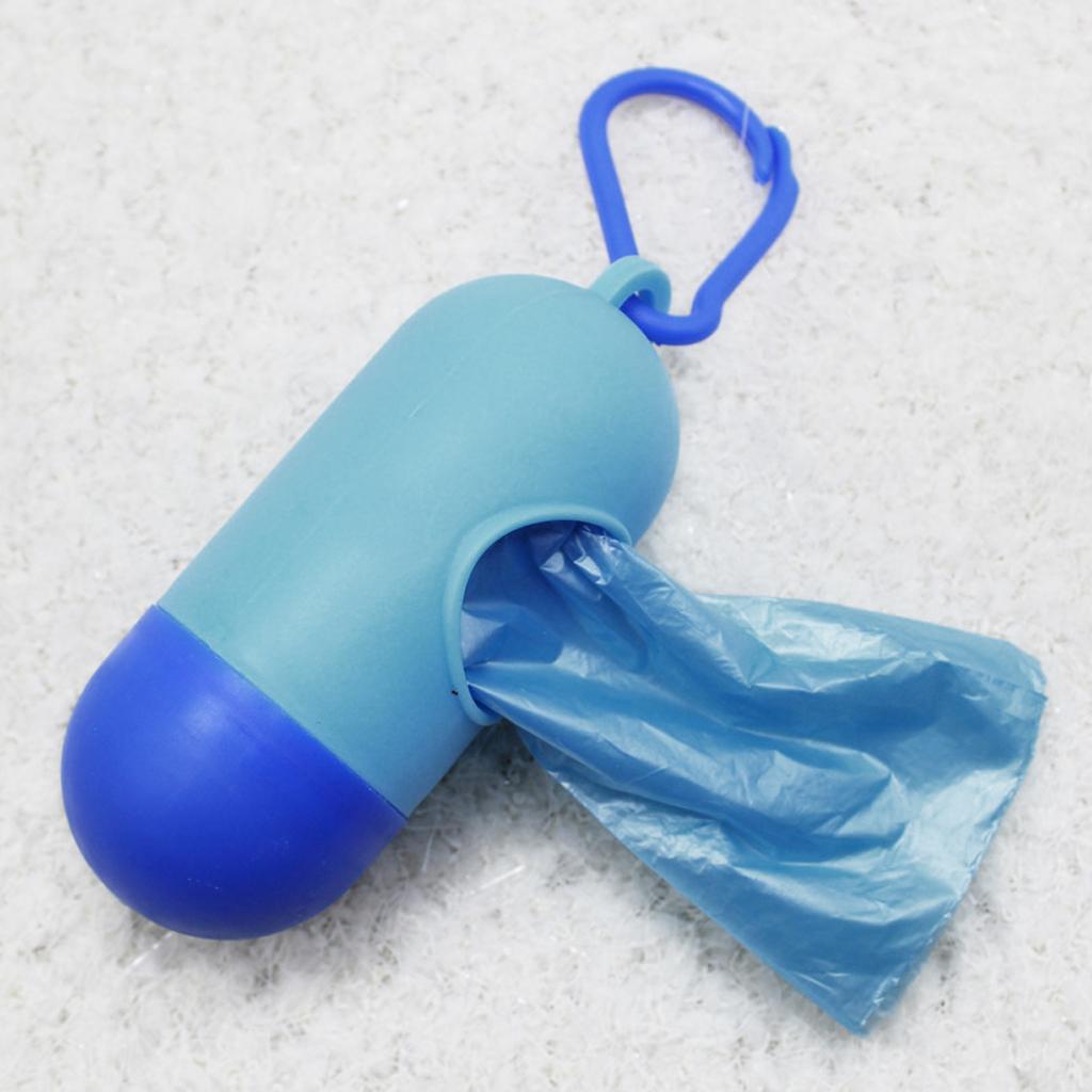 Portable Baby Diaper Nappy Discarded Bag Box Dispenser Holder Blue