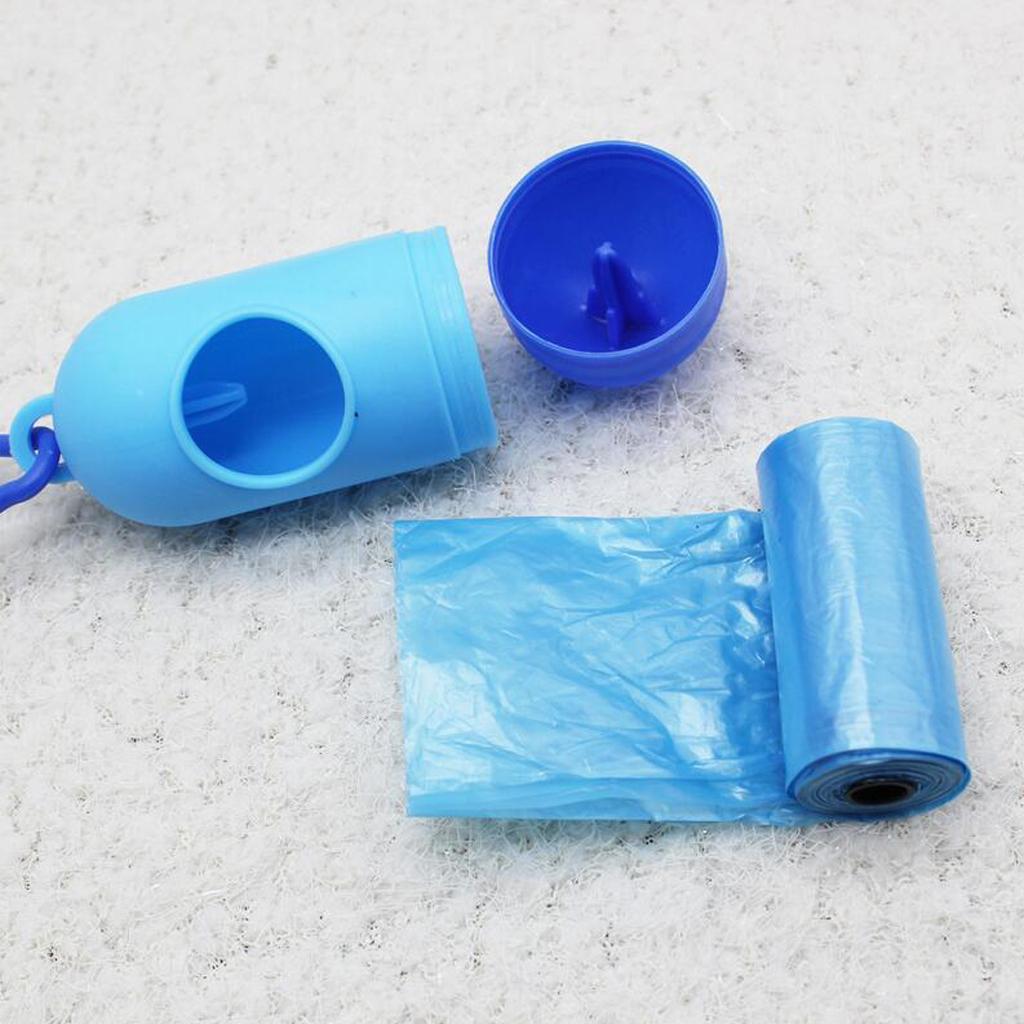 Portable Baby Diaper Nappy Discarded Bag Box Dispenser Holder Blue