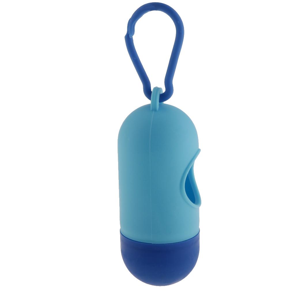Portable Baby Diaper Nappy Discarded Bag Box Dispenser Holder Blue