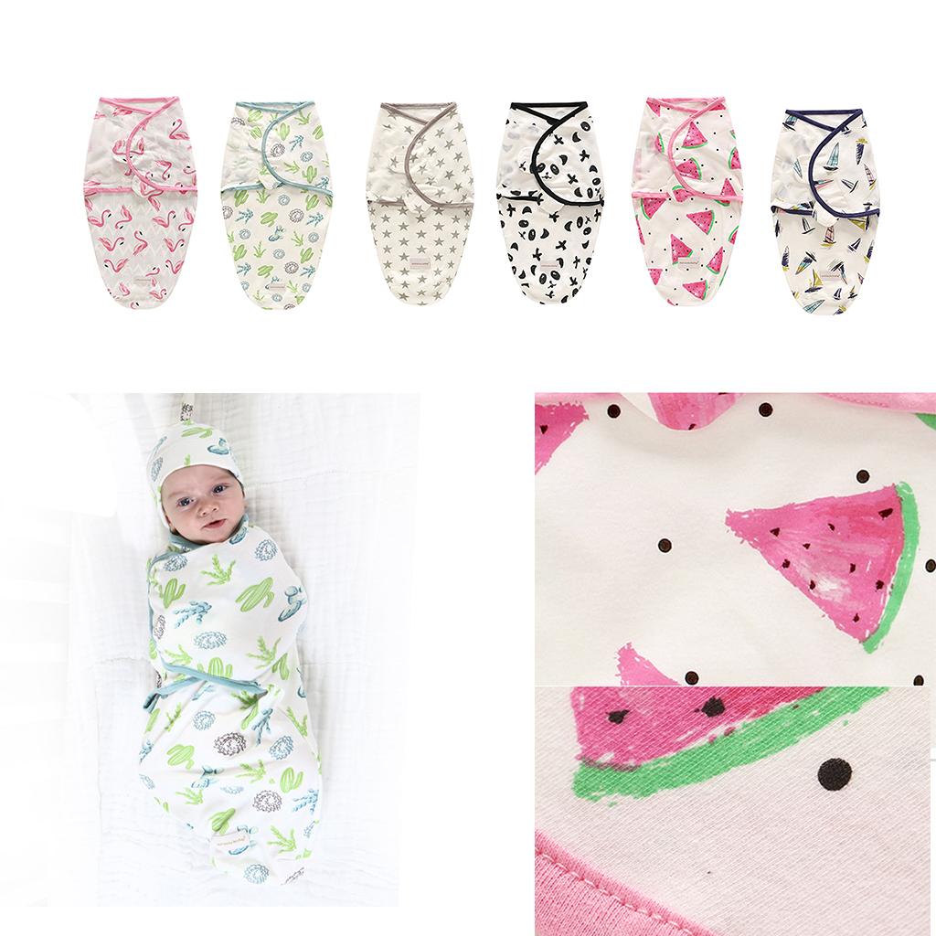 Baby Infant Swaddle Wrap Blanket Sleeping Bag Flamingo (0-3M)