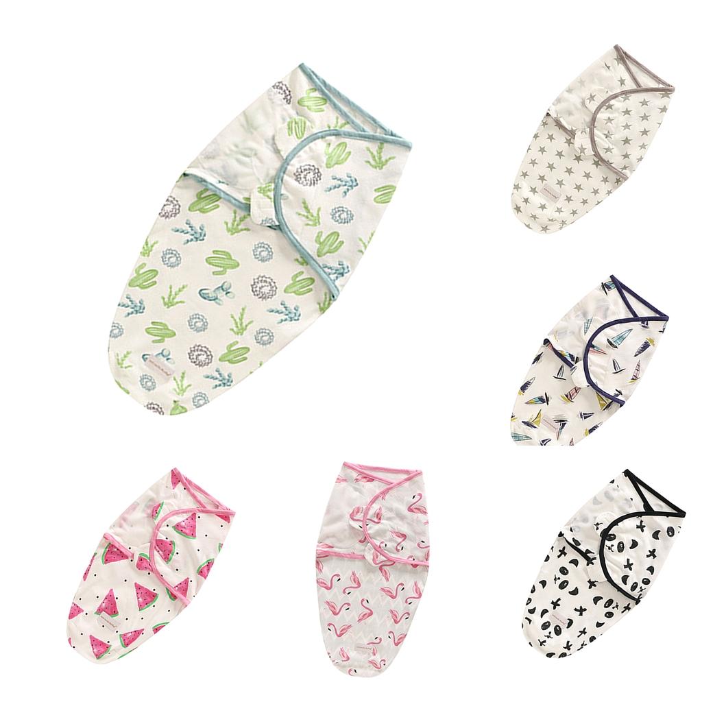 Baby Infant Swaddle Wrap Blanket Sleeping Bag Flamingo (0-3M)
