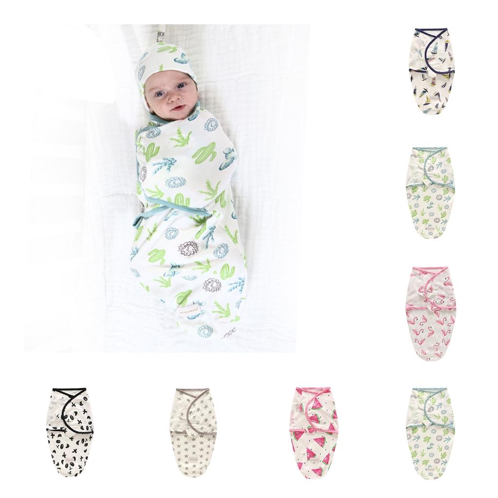 Baby Infant Swaddle Wrap Blanket Sleeping Bag Flamingo (0-3M)